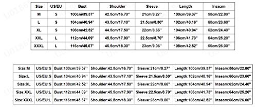 2019 Shirts Deals ! Men's American Flag Striped Button Short Sleeve Top Shirt Siamese Pants Red - Thumbnail 6