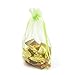 Bezall 100Pcs Sheer Organza Bags 5x7 Inches, Assorted Color Small Mesh Drawstring Jewelry Gift Pouches Wedding Party Christmas Favor Bags