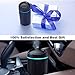 dodocool Car Diffusers Essential Oil, Air Refresher Ultrasonic Aromatherapy Diffuser for Essential Oils Portable Car Diffuser Two Mode Mist Cool Humidifier with 7 Color LED Lights, Waterless Auto Shut