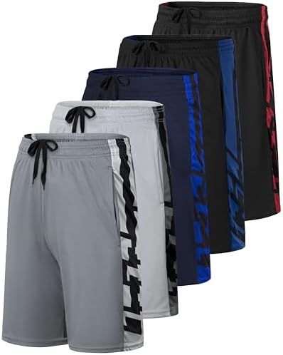 Real Essentials: Men's Pack Mesh Shorts – Athletic Gym