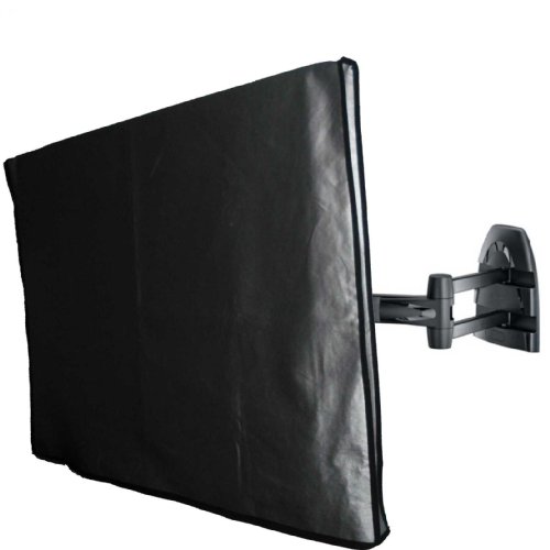 Large Flat Screen Tv's 42" Marine Grade Black Nylon Dust Covers Ideal for Outdoor Locations.