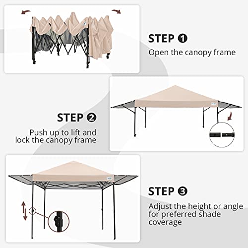 Quictent 10x10 ft Pop up Gazebo Tent Instant Outdoor Canopy Tent with