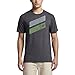 Hurley MTS0023550 Men's Icon Slash Push Through T-Shirt, Black Heather 8 - L