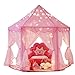 Intency Pink Princess Castle Kids Play Tent Large Children Playhouse for Girls Indoor Outdoor Use