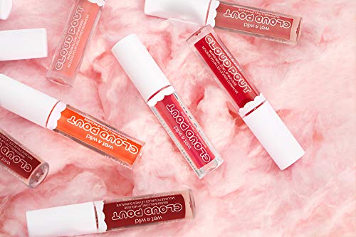WET N WILD LIQUID LIPSTICK CLOUD POUT MARSHMALLOW, LIGHT PINK CLOUD CHASER | MATTE LIP CREAM MOUSSE | ARGAN OIL | VITAMIN E (PACK OF 1)