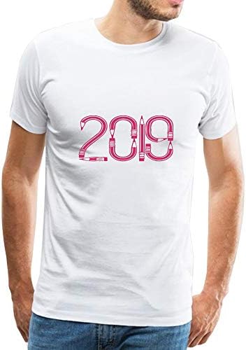 Mens T Shirt 2019 Year Countdown Adult T-Shirt Short Sleeves Graphic Novelty Tees