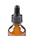 12 Pack,2oz 2 oz,Amber Glass Bottle Bottles with Black cap and Glass Droppers.Using for Essential Oils,Lab Chemicals,Colognes,Perfumes & Other Liquids.FREE 12 Chalk Labels