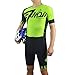 EMONDER Men's Triathlon Short Sleeve Tri Suit Breathable Quick Dry Team Skinsuit Bike Swim Run
