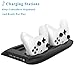 TPFOON Xbox One S Vertical Stand Cooling Fan with Dual Controller Charging Station and 4-Port USB Hub for Xbox One Slim Console, 8 Thumb Grips Includedthumb 3