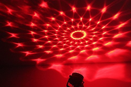 COIDEA Disco Ball Light, Sound Activated Party Strobe Light, DJ Rave Lights with Remote, LED Stage Lights for Karaoke Birthday Christmas Halloween Decorations Indoor