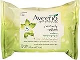 Aveeno Makeup Remoiving W Size 25ct Aveeno Positively Radiant Makeup Removing Wipes 25ct