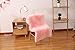 OJIA Faux Sheepskin Fur Rug Soft Fluffy Carpets Chair Couch Cover Seat Area Rugs for Bedroom Sofa Floor Living Room (2 x 3ft, Pink)