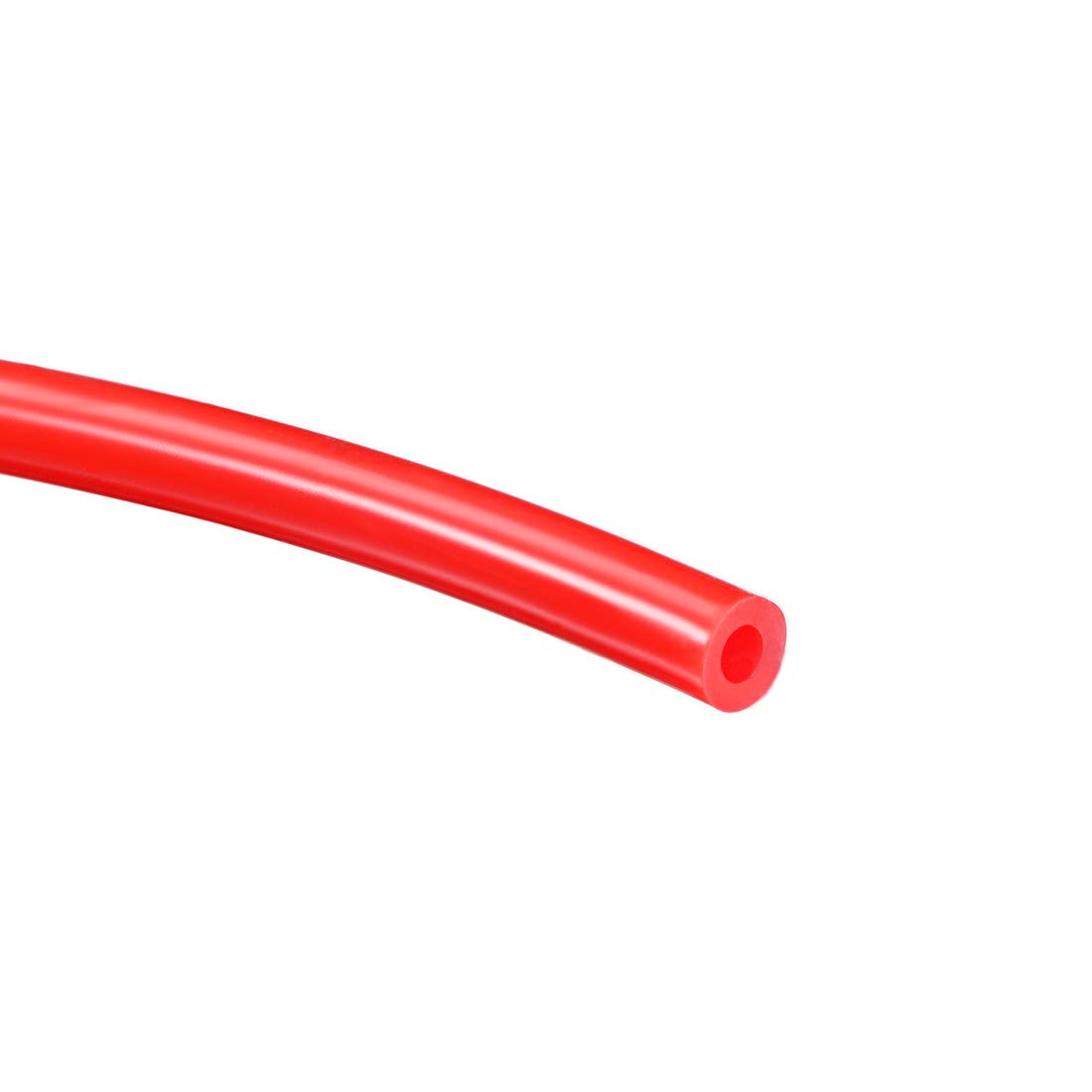 sourcing map Silicone Tubing 4mm ID X 8mm OD 2m Silicone Rubber Tube Air Hose Pipe for Pump Transfer Red