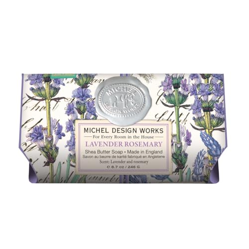 Michel Design Works Large Bath Soap Bar, Lavender Rosemary 41BOgHtHv L