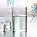 Lautechco 1000ml Practical Lead-free Healthy Glass Measuring Cup Milk Juice Cup Mug Drink Dispenser