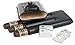 Mantello Luxury Portable 3 Holder Cigar Case Set with Cigar Cutter and Lighter Set, Great Cigar Travel Case Gift