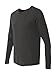 Next Level Men's Performance Blended Long Sleeve Jersey, Large, Vintage Black