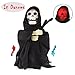 JOYIN Halloween Animated Dancing Ghost Skeleton Reaper with Light and Creepy Sound Effect