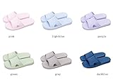 Slip On Slippers Non-slip Shower Sandals House Mule Soft Foams Sole Pool Shoes Bathroom Slide for Adult