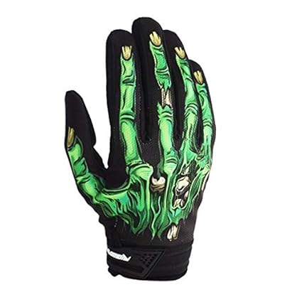 skull football gloves