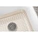 mDesign Adjustable Kitchen Sink Dish Drying Mat/Grid - Soft Plastic Sink Protector - Cushions Sinks, Stemware, Wine Glasses, Mugs, Bowls, Dishes - Quick Draining, Contours to Sink - 2 Pack - Taupe/Tan