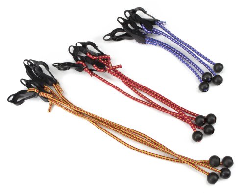 TEKTON 6263 Adjustable Ball Anchor/Hook Tarp Bungee Cord, 12-Piece