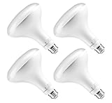 Hyperikon BR40 LED Bulb, 15W (100W equivalent), 1340lm, 4000K (Daylight White), CRI 90+, Wide Flood Light, 110° Beam Angle, Medium Base (E26), Dimmable, UL and ENERGY STAR - (Pack of 4)