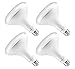 HyperSelect 18W LED Light Bulb BR40 - E26 Bulb Non-Dimmable (100W Equivalent), 4000K (Daylight Glow), 1340 Lumens, Wide Flood Light Bulb, Indoor Outdoor Bulb UL-Listed (4 Pack)