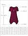 Jazzco Womens Short Sleeve Comfy A Line Handkerchief Hem Tunic Top