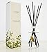 LOVSPA Reed Diffuser Set, Clean Cotton Blossom Scented Oil Diffuser with Sticks, Home Fragrance Accessories for Bathroom Shelf Decor, Aroma Diffusers for Home or Office Desk, USA Made