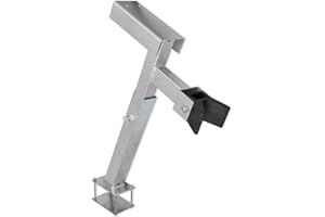 vidaXL Trailer Winch Stand, Steel Boat Trailer Winch Post, Adjustable Trailer Winch Post, Weight Capacity of 2200 lb