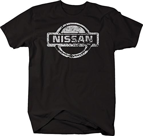 Distressed - Nissan Bar Circle Hamburger Logo Tshirt