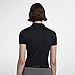 NIKE Women's Dry Short Sleeve Golf Polo, Black/Flat Silver, Small