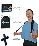Breatheable Back Posture Corrector for Women & Men Under Clothes - Comfortable & Effective Adjustable Posture Correct - Clavicle Support Brace - Posture Support - Size fits All