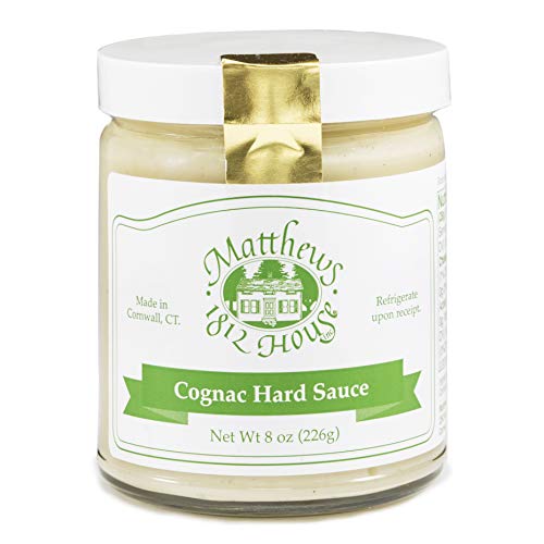 Matthews 1812 House Cognac Rum Hard Sauce- Gourmet Small Batch Dessert Sauce, Real Brandy, Rum and Vanilla, Christmas Pudding Sauce, Brandy Butter, Fruitcake Sauce, 8 oz jar - Thumbnail 3