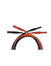 Test Lead Extension male to female plátano Plug de silicona (1 par)