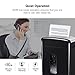 Bonsaii 16-Sheet Micro-Cut Paper and Credit Card Shredder, 20 Minutes Running Time, 60 dB Low Operation Noise, 6.6 Gallons Basket and 4 Casters (C222-B)