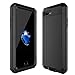 iPhone SE 2022/2020 Case,Tempered Glass Luxury Aluminum Alloy Protective Military Bumper Heavy Duty Cover Shell Case Skin Protector for Apple iPhone SE 2022/2020 /8/7 (Black)