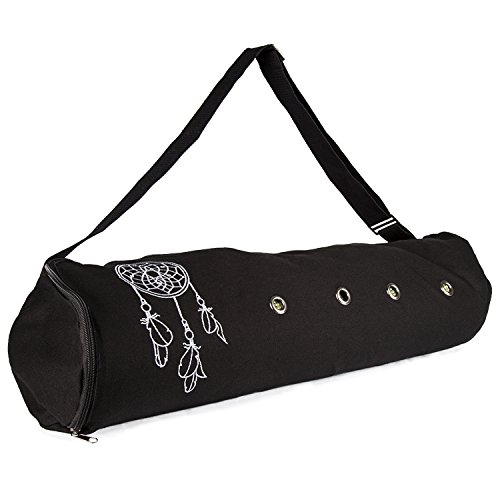 Peace Yoga Air Vent Yoga Mat Bag Black Catcher