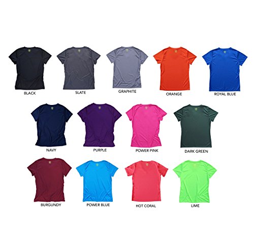 Pickleball Emoji Ladies Performance T-Shirt - Thumbnail 4