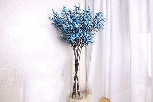 Lxdoo Interior decoration starry skynatural starrydried flowers-blue