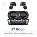 Wireless Earbuds, BesDio IPX6 Bluetooth 5.0 Earphones Headphones Ear Hook Deep Bass Stereo Sound, Button Control, Dual Built-in Mic, Waterproof and Sweat-Proof, 4 Hours Play time & 25H Extend