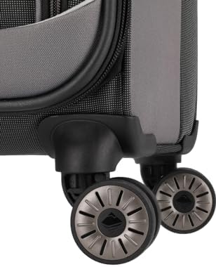 Set de valises 4 roues coque souple en matériau recyclé, tailles L/M/S + sac de voyage, VIIA : Set de trolley avec bagage à main aux dimensions IATA pour les bagages à bord