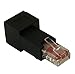 MyCableMart RJ45 CAT6 Ethernet Right Facing Angle Adapter Male/Female