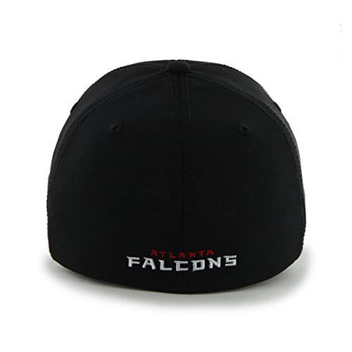 NFL Atlanta Falcons '47 Brand Game Time Closer Stretch Fit Hat, Black, One Size Stretch - Thumbnail 2