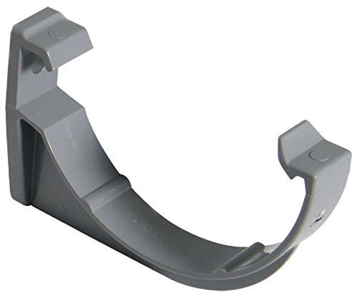 3 X RKM1G Grey 76mm Floplast Miniflow Fascia Brackets76mm (Only for Floplast Miniflo) for shed, Porch, Conservatory, Out Building, etc NOT for Standard House guttering