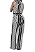 Pink Queen Womens Geometric Print Sleeveless Loose Long Belted Jumpsuits Rompers,Black Geometric,Small