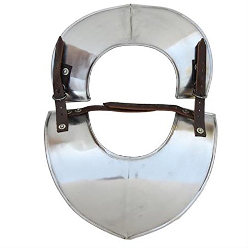 Authentic Reproduction Austere Steel Renaissance Army Knight's Gorget