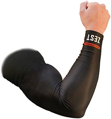 Compression Sleeve (1 Pair) Arm Warmer - Arm Support - Arm Sleeve - Cycling Gear - For Sports: Basketball Shooting, Weight Lifting, Golf, &amp; Running - Athletes - Unisex - Tattoo Covers - UV Protection