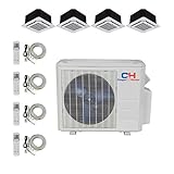 Quad 4 Zone Ductless Mini Split Ceiling Cassette